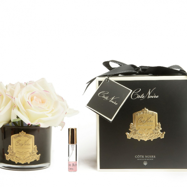 Côte Noire Perfumed Natural Touch 5 Roses - Black - Pink Blush