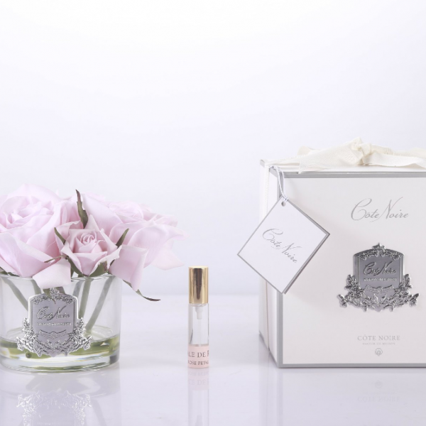 Côte Noire Perfumed Natural Touch 5 Roses - Clear - French Pink