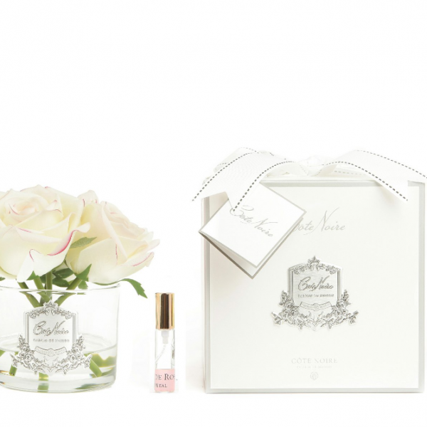 Côte Noire Perfumed Natural Touch 5 Roses - Clear - Pink Blush