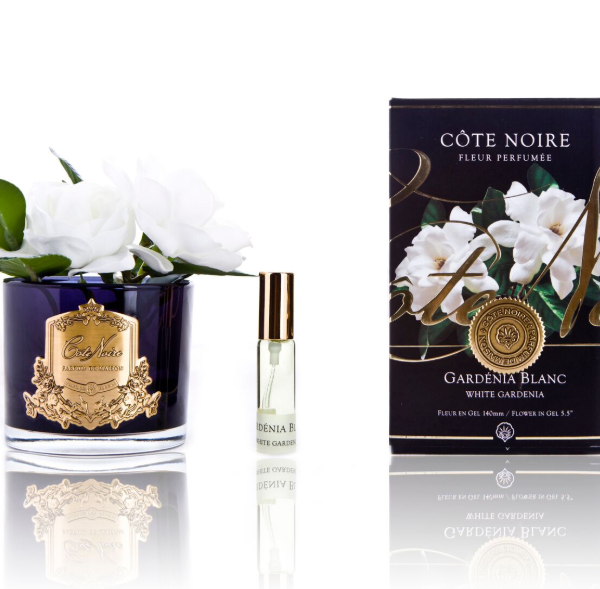 Côte Noire Perfumed Natural Touch Double Gardenias - Black